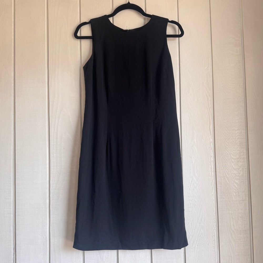 Vintage Trio Black Wool Blend Dress